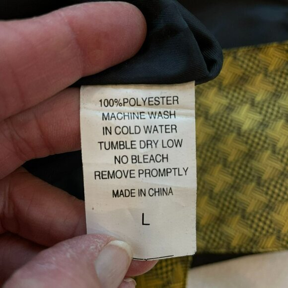 Neil Allyn Men's Formal Vest in Gold Front/ Black Back Size Large Wedding DJ - Picture 8 of 8